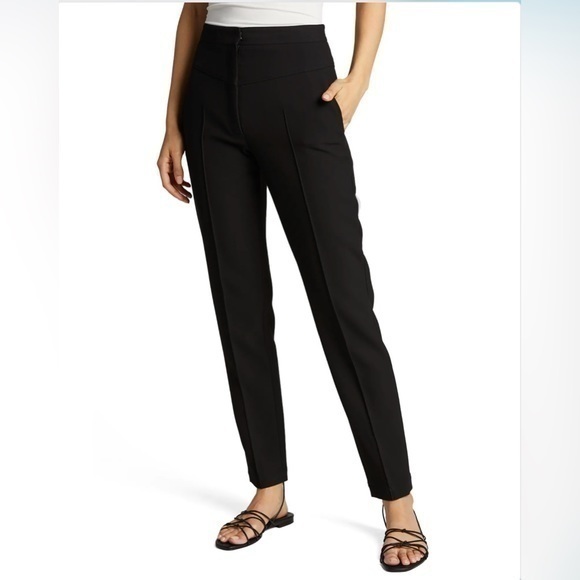 Akris Punto Pants - Akris Punto Freya Pebbled Crepe High-Rise Pants